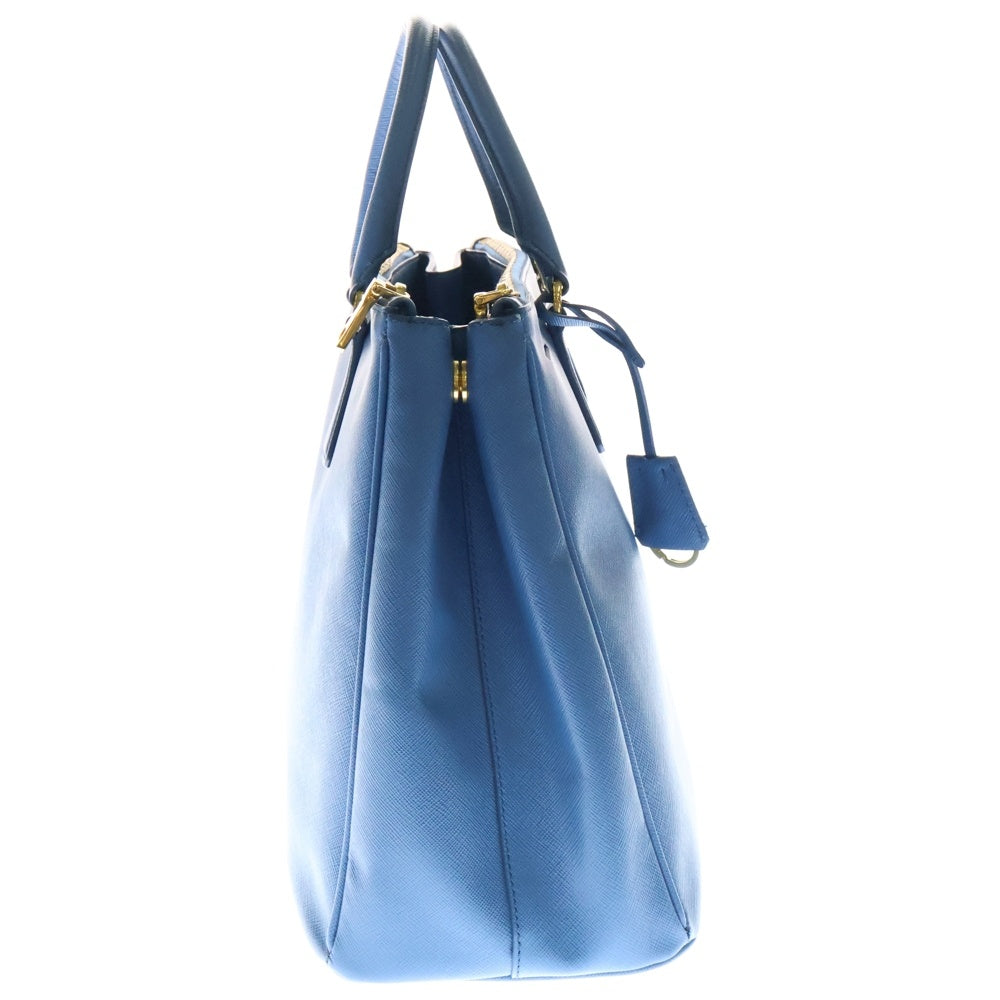 PRADA(プラダ) ガリレア ハンドバッグ ブルー レザー