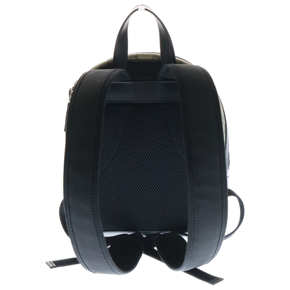GUCCI(グッチ) GGスプリーム バックパック キャンバス×レザー ブラック×ベージュ 429020