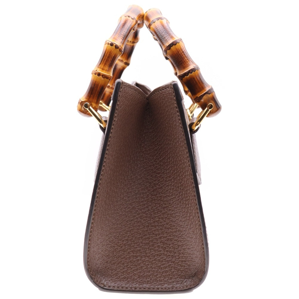 GUCCI(グッチ) ダイアナジャンボGG 2WAY ハンドバッグ ショルダーバッグ キャンバス×レザー 655661