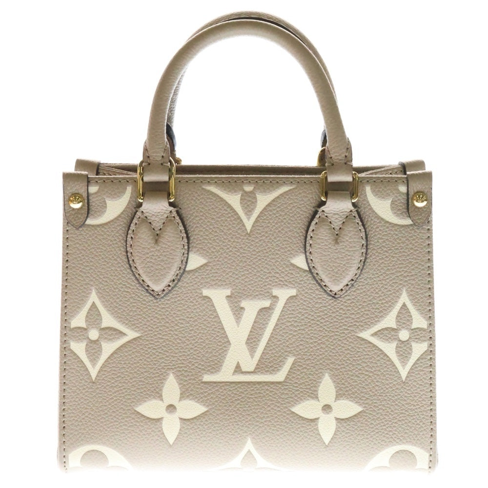 LOUIS VUITTON(ルイヴィトン) モノグラム アンプラント オンザゴーBB ショルダーバッグ ハンドバッグ トゥルトレールクレーム RFID M47054
