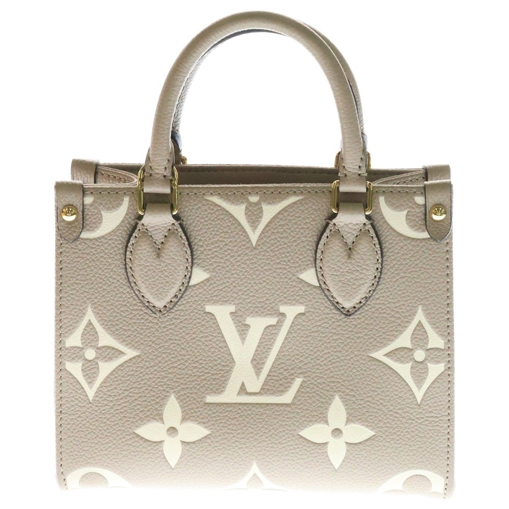 LOUIS VUITTON(ルイヴィトン) モノグラム アンプラント オンザゴーBB ショルダーバッグ ハンドバッグ トゥルトレールクレーム RFID M47054
