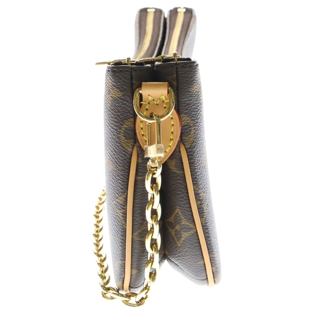 LOUIS VUITTON(ルイヴィトン) モノグラム ポシェットリヴ ブラウン PVC M83008 ショルダーバッグ