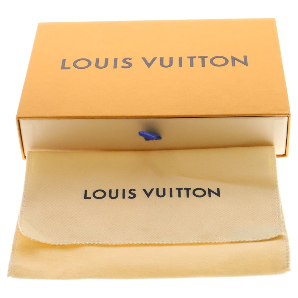 LOUIS VUITTON(ルイヴィトン) モノグラム ポルト カルト・クルーズ バッグチャーム レザー×PVC ブラウン ゴールド金具 M14468