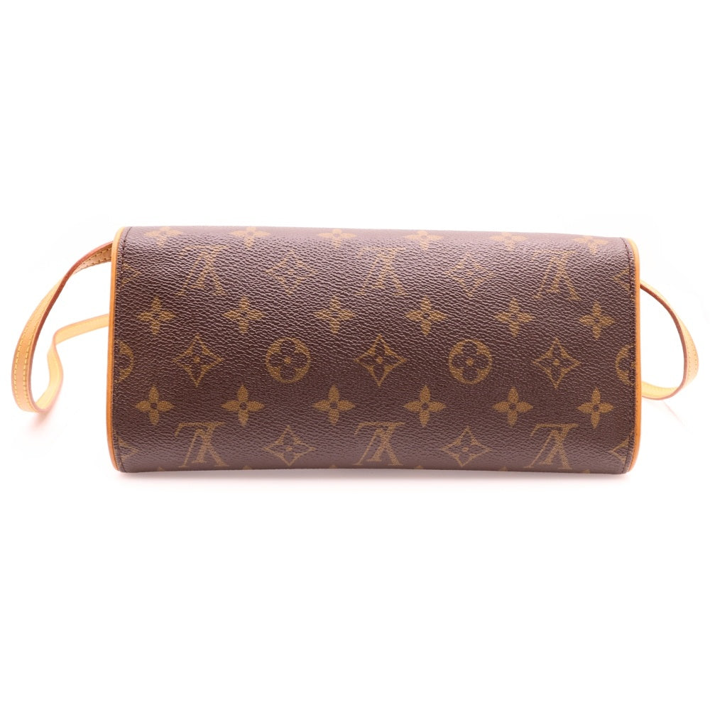 LOUIS VUITTON(ルイヴィトン) モノグラム ポシェットツインGM レザーショルダーバッグ ブラウン レディース M51852