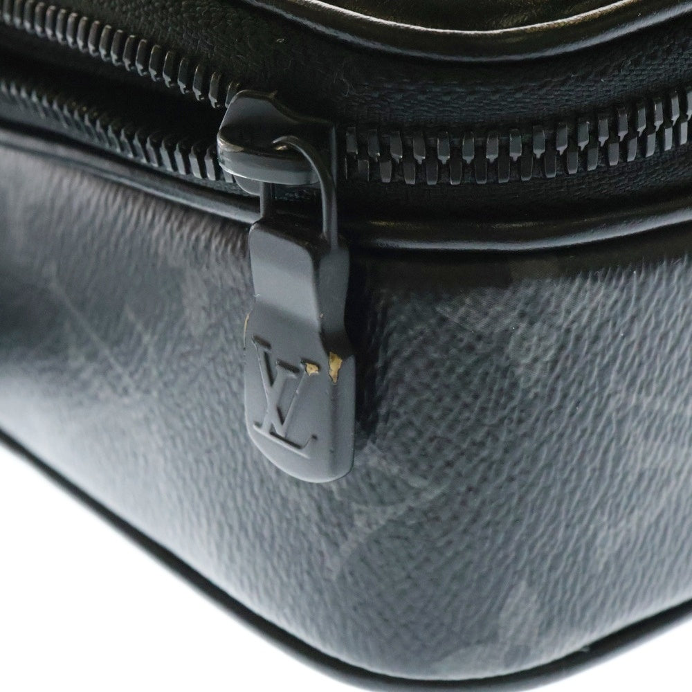 LOUIS VUITTON(ルイヴィトン) アルファ メッセンジャー モノグラム エクリプス PVC レザー ショルダーバッグ ブラック M46955 RFID