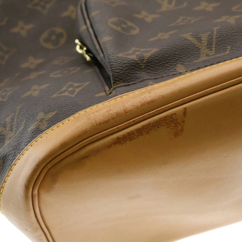 LOUIS VUITTON(ルイヴィトン) モノグラム モンスリGM バックパックリュック ブラウン PVCレザー M51135