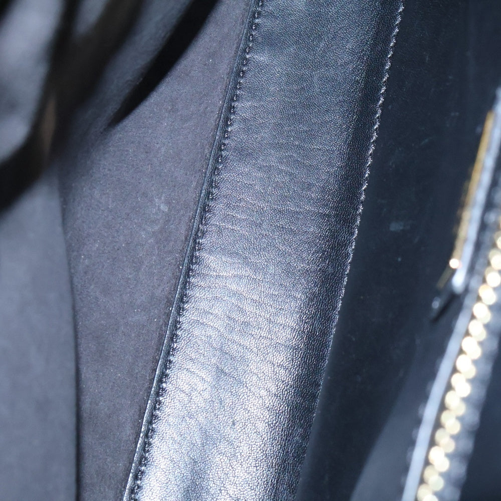 FENDI(フェンディ) PEEKABOO ISeeU ピーカブー アイシーユー ミディアム レザー 2WAY ハンド ショルダーバッグ ゴールド金具 ブラック 8BN321