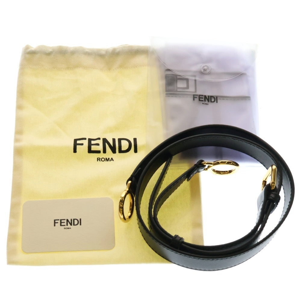 FENDI(フェンディ) PEEKABOO ISeeU ピーカブー アイシーユー ミディアム レザー 2WAY ハンド ショルダーバッグ ゴールド金具 ブラック 8BN321