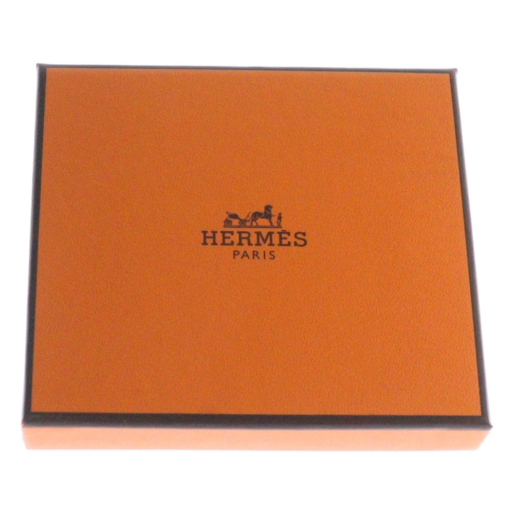 HERMES(エルメス) カルヴィ カードケース ヴォーエプソン カードケース 名刺入れ レザー カーキ グレージュ B刻印
