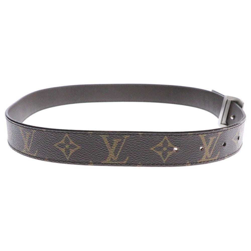 LOUIS VUITTON(ルイヴィトン) モノグラム サンチュール LVベルト ブラウン シルバー金具 32/80 M6888V