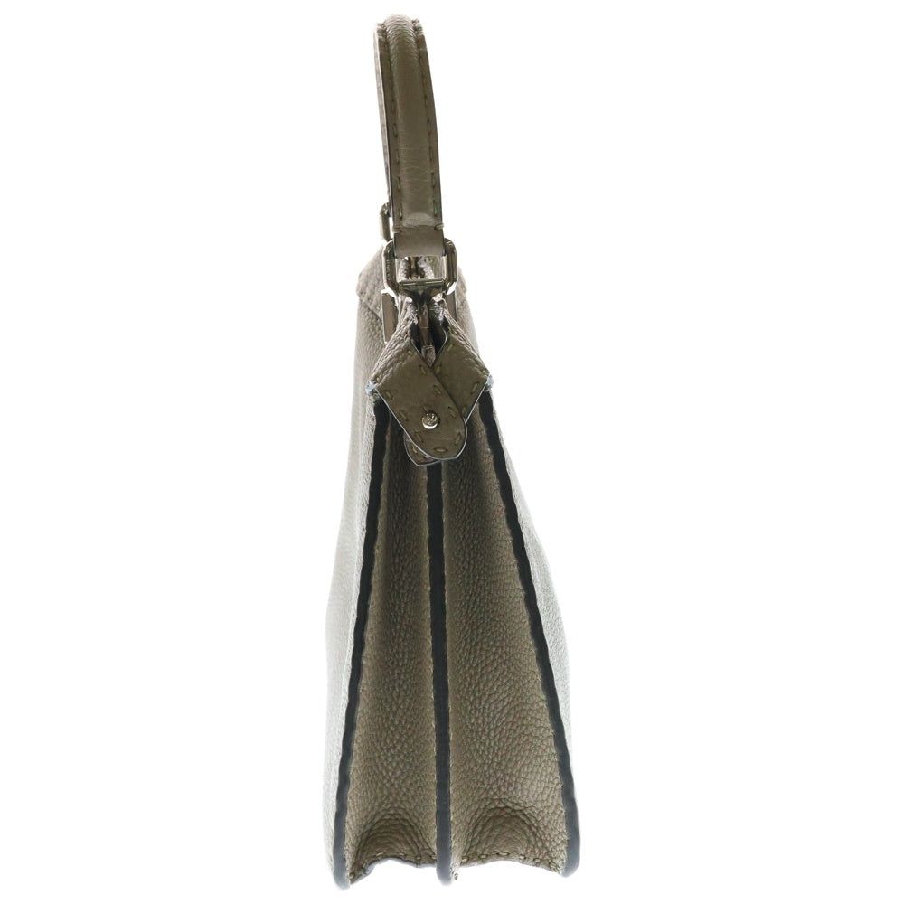 FENDI(フェンディ) ピーカブー セレリア アイシーユー ミディアム レザー ベージュ 2WAY ハンドバッグ ショルダーバッグ 8BN321