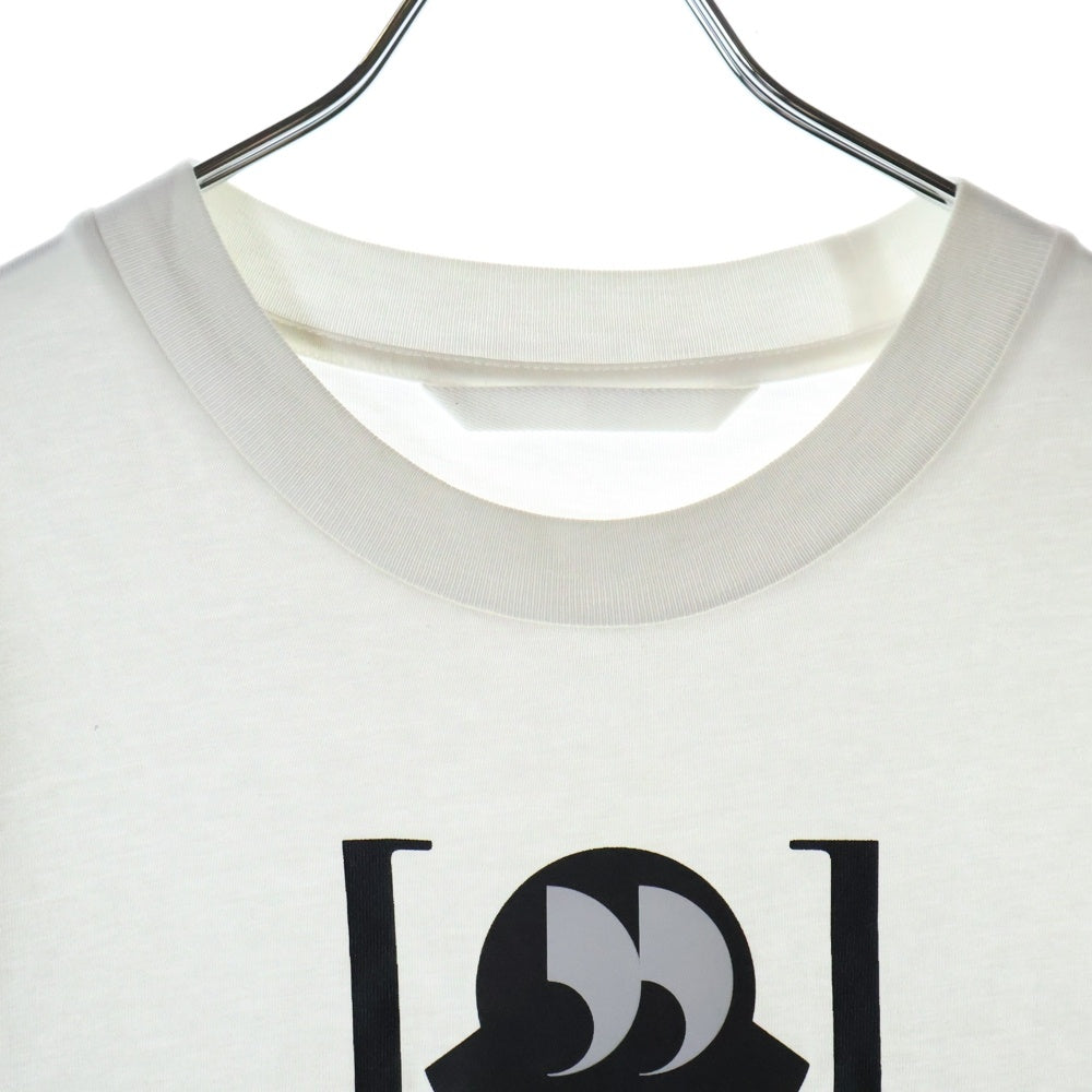 MONCLER(モンクレール) 25SS ゴーストプリント クルーネック 半袖Tシャツ カットソー ホワイト K10918C00045 89AJS