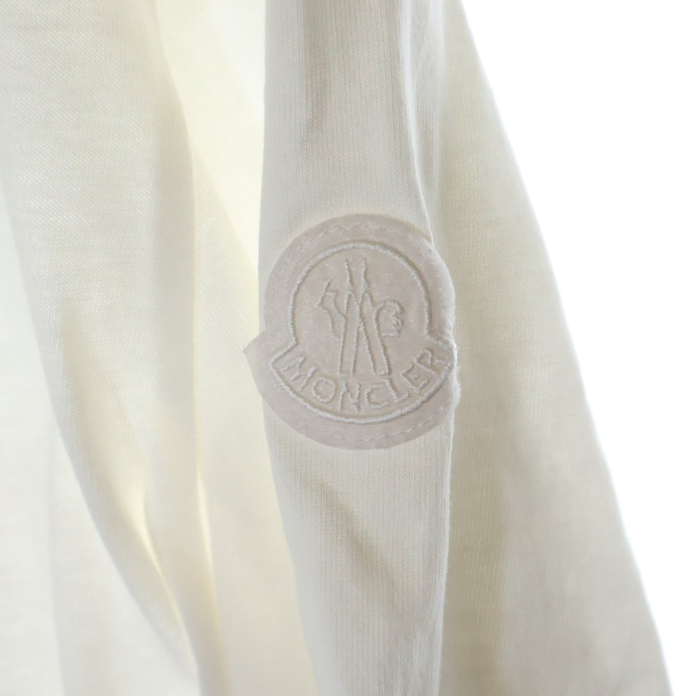 MONCLER(モンクレール) 25SS ゴーストプリント クルーネック 半袖Tシャツ カットソー ホワイト K10918C00045 89AJS