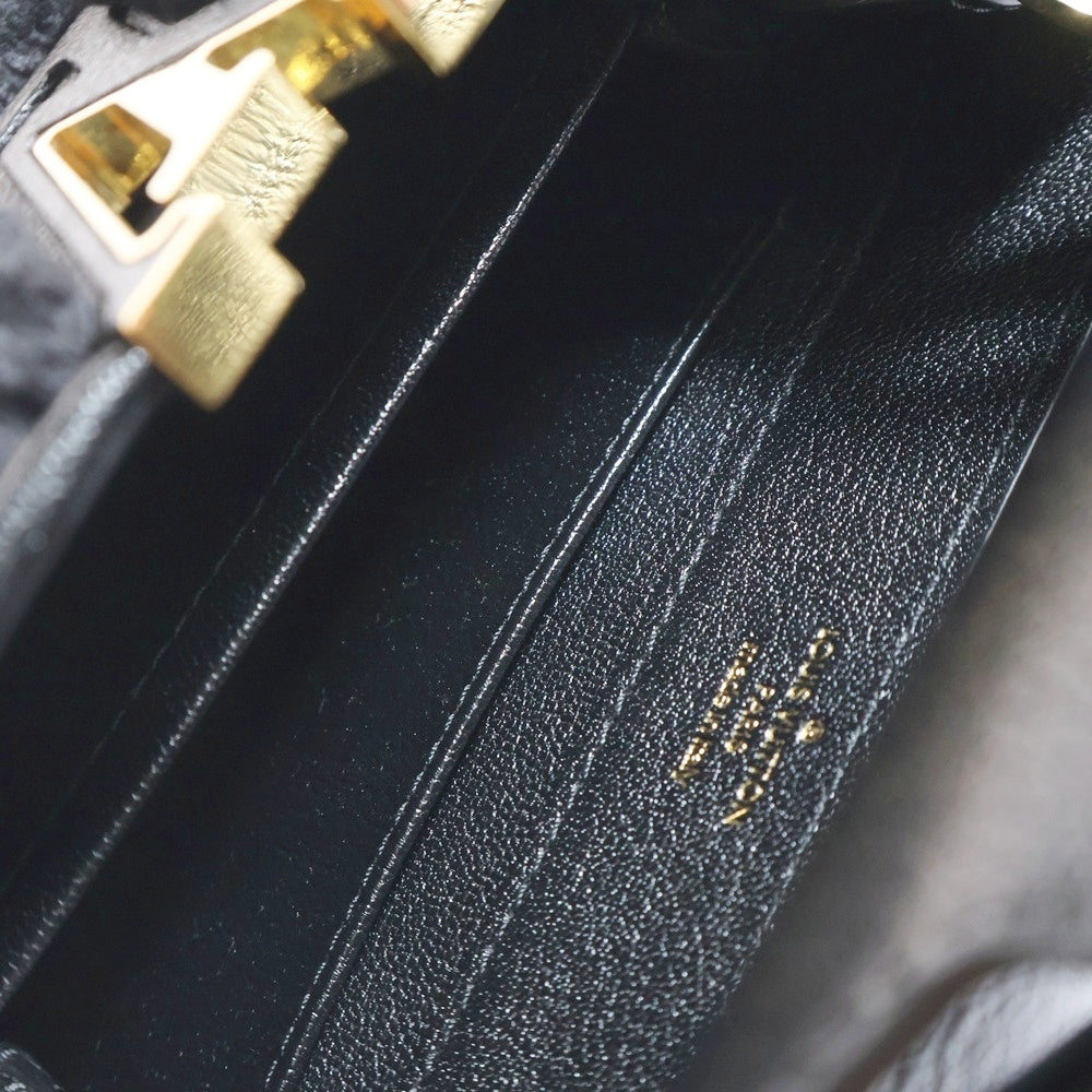 LOUIS VUITTON(ルイヴィトン) カプシーヌBB アストラカン カーフレザー 2WAY ハンド ショルダーバッグ ゴールド金具 ブラック M50394