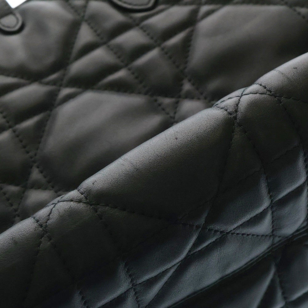Christian Dior(クリスチャンディオール) トゥジュールバッグ マクロカナージュ スモール カーフスキン レザー 2WAY ハンド ショルダーバッグ ゴールド金具 ブラック