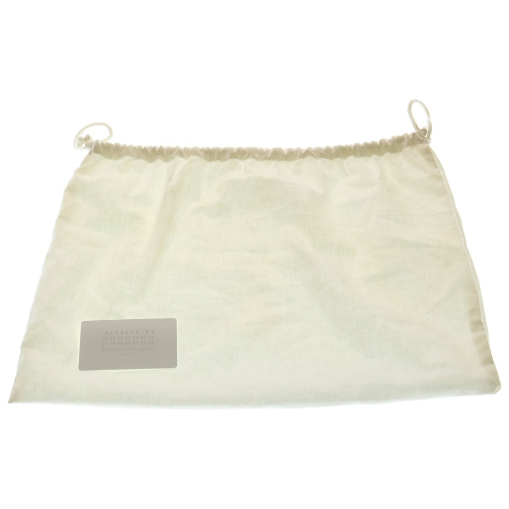 Maison Margiela 0(メゾンマルジェラ) 5AC バケット ショルダーバッグ チェーンバッグ グレージュ シルバー金具 レザー S56WG0165