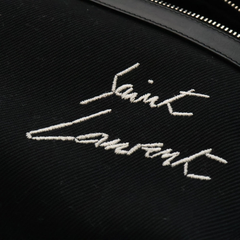 SAINT LAURENT PARIS(サンローランパリ) パリ シティ リュックサック ブラック キャンバス×レザー 534968