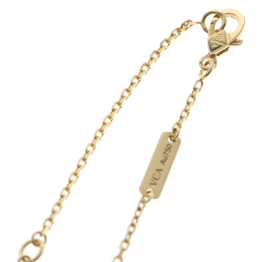 Van Cleef & Arpels(ヴァンクリーフアンドアーペル) ヴィンテージアルハンブラ オニキス ネックレス イエローゴールド Au750YG ジュエリー アクセサリー