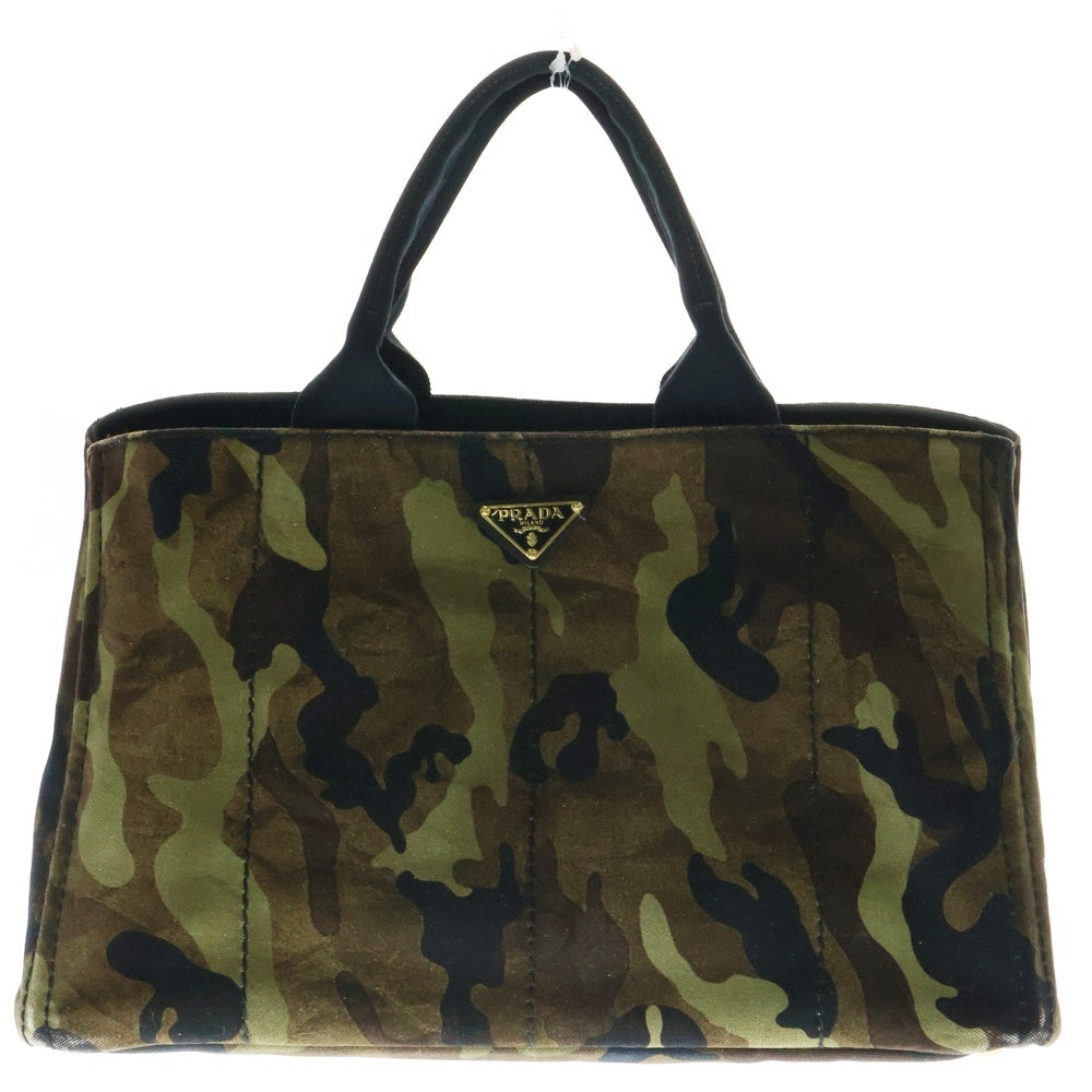 PRADA(プラダ) カナパトートバック ハンドバッグ キャンバス