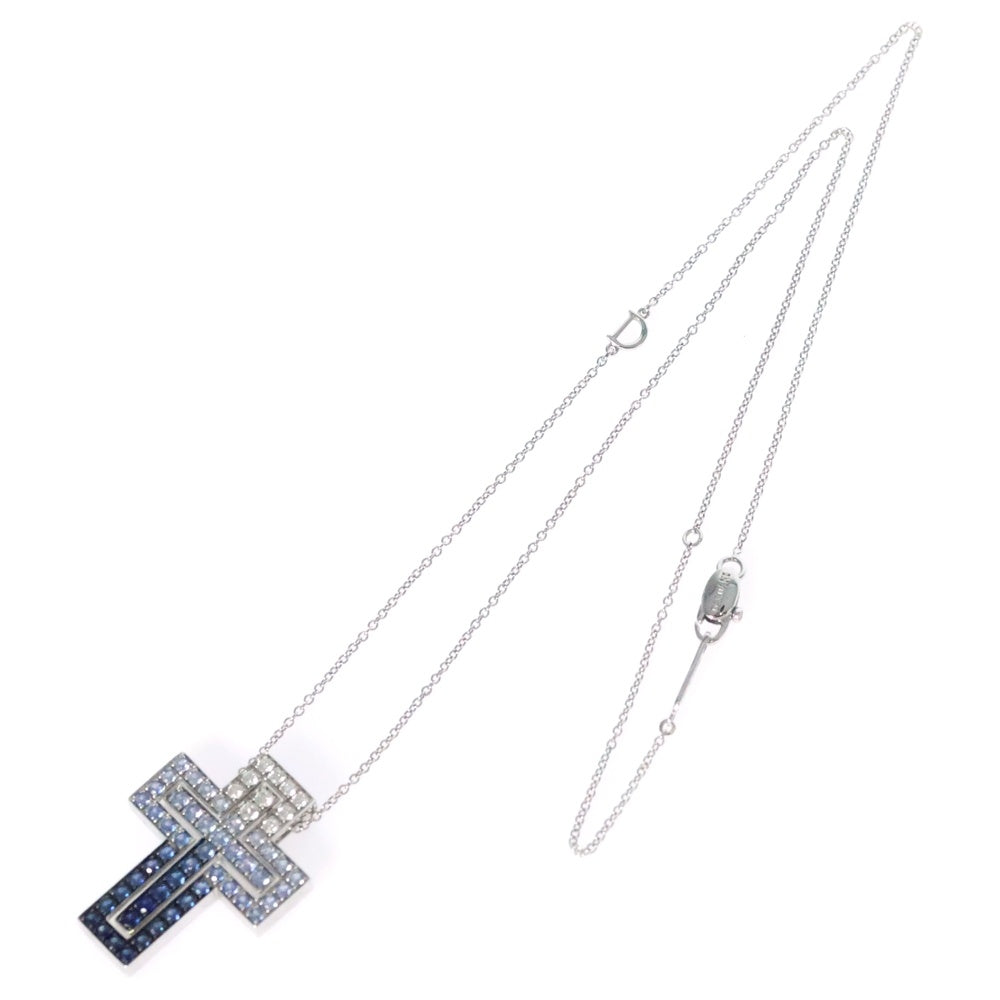 DAMIANI(ダミアーニ) ベルエポック アイスバーグ M ダイヤモンド サファイア ネックレス K18WG ホワイトゴールド ジュエリー