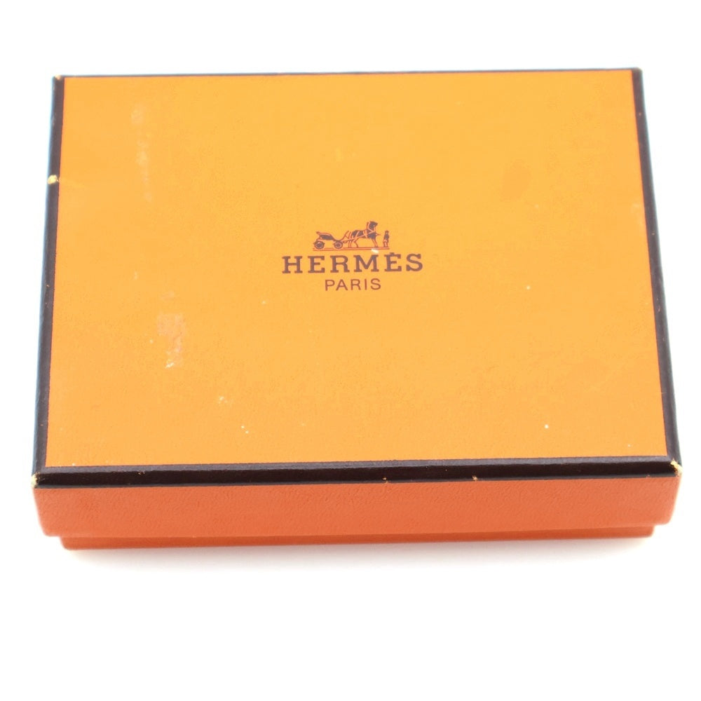 HERMES(エルメス) ルヴァンキャトル レザーコインケース 小銭入れ オレンジ □E刻印