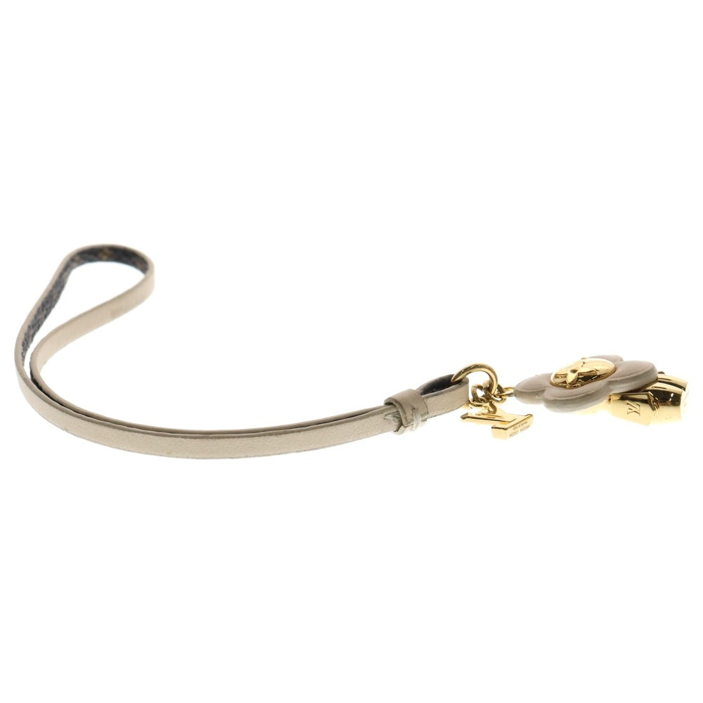 LOUIS VUITTON(ルイヴィトン) ミニヴィヴィエンヌ バッグチャーム キーホルダー ストラップ ピンクベージュ ゴールド金具 レザー M02204