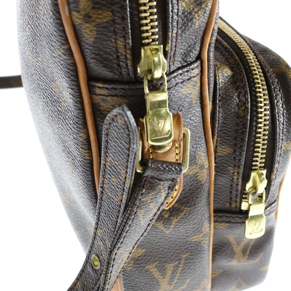 LOUIS VUITTON(ルイヴィトン) モノグラム アマゾン ショルダーバッグ ミニバッグ ブラウン ゴールド金具 レザー×PVC M45236