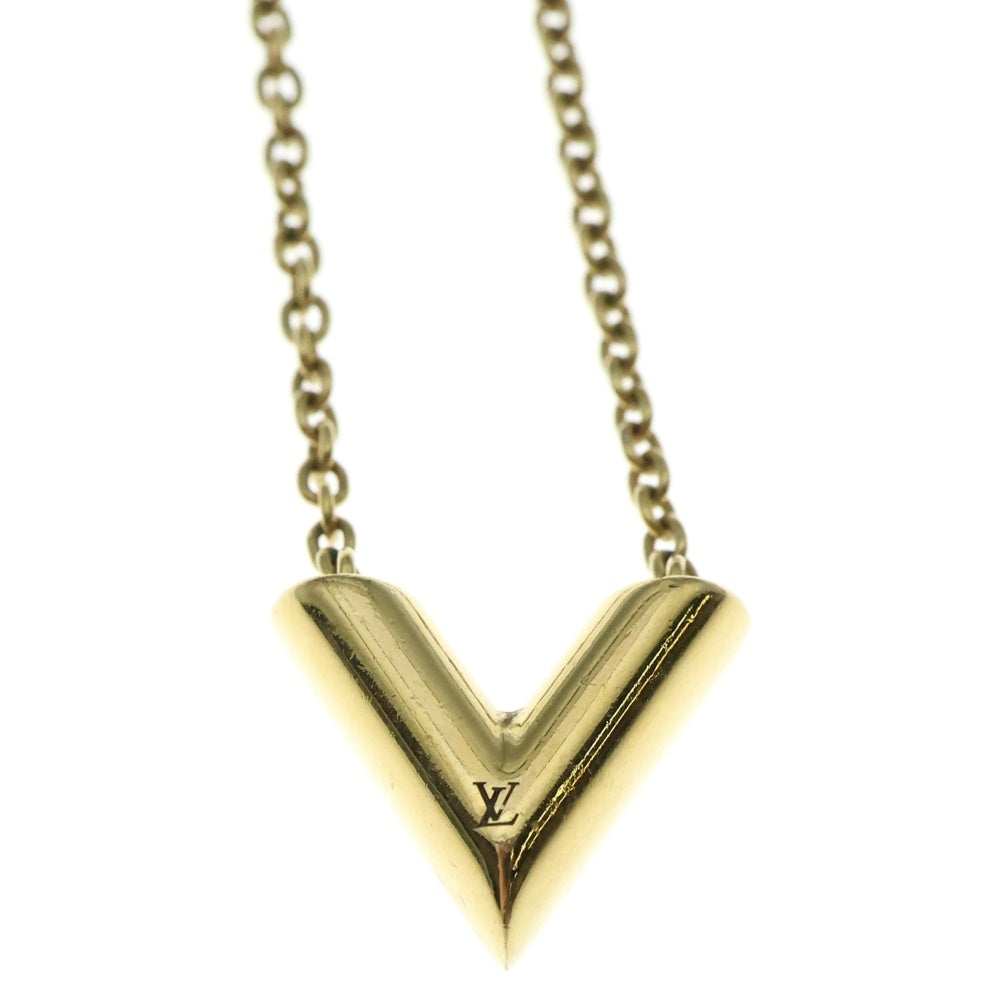 LOUIS VUITTON(ルイヴィトン) エッセンシャルV ネックレス ペンダント チェーン ゴールド GP M61083