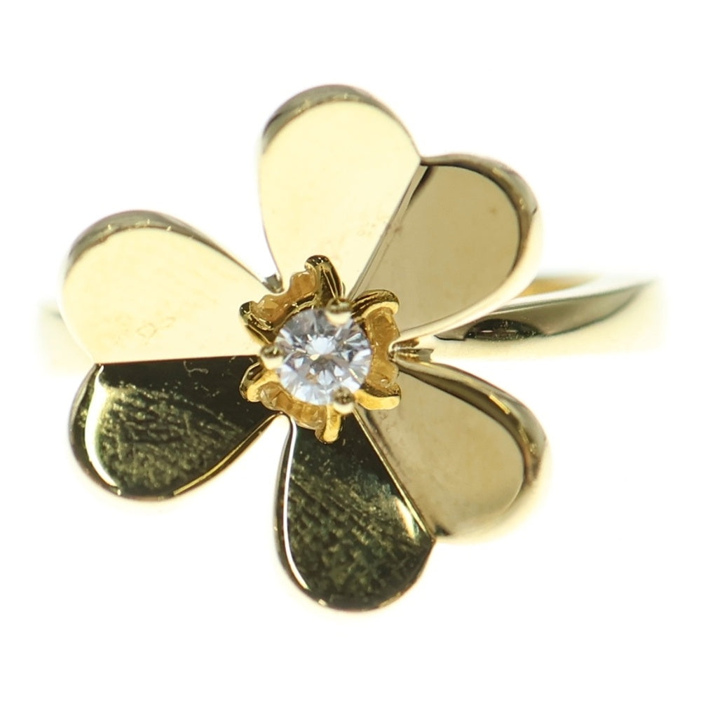 Van Cleef & Arpels(ヴァンクリーフアンドアーペル) フリヴォル スモール ダイヤモンド リング 750 YG イエローゴールド #50 VCARP2DS50 ジュエリー