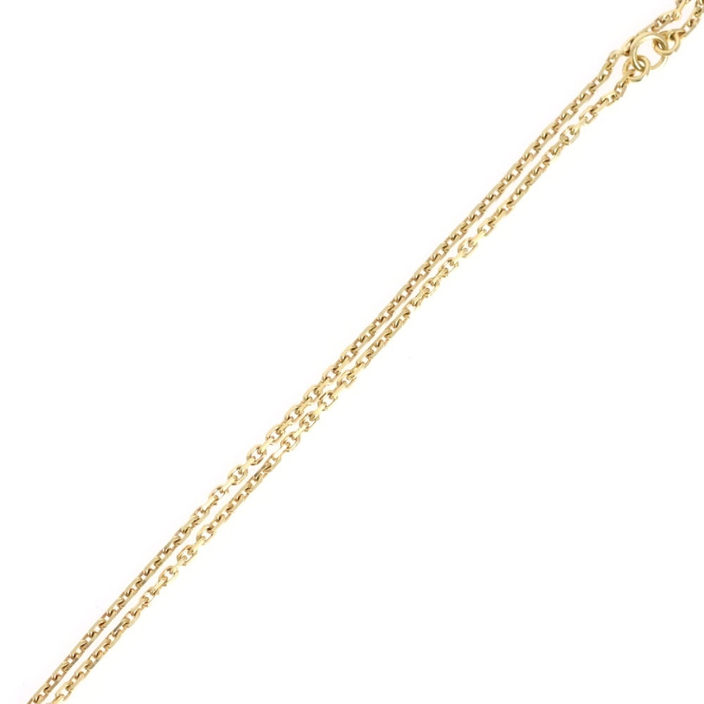 Van Cleef & Arpels(ヴァンクリーフアンドアーペル) ヴィンテージアルハンブラ カーネリアン ネックレス Au750 YG イエローゴールド VCARD38500 ジュエリー