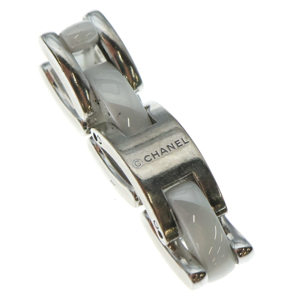 CHANEL(シャネル) ウルトラリング 指輪 ホワイト×シルバー0 Au750 9.7g
