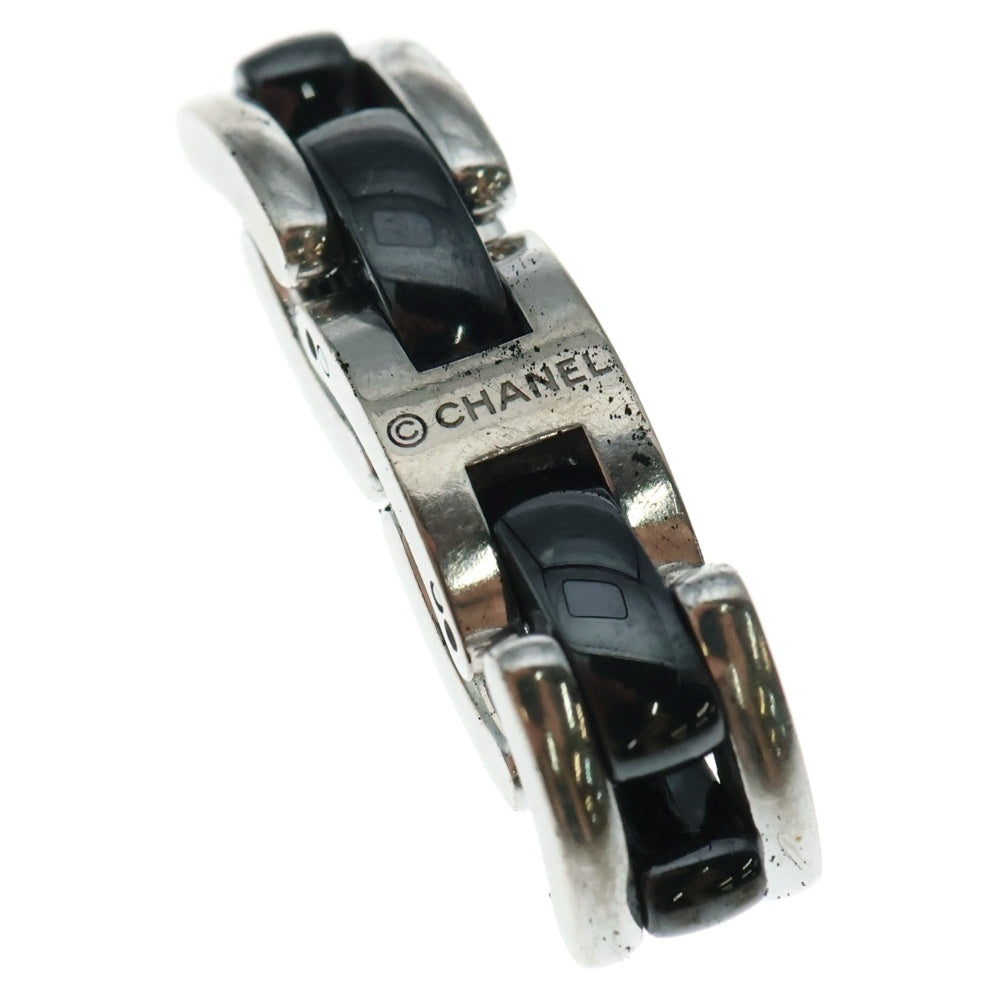 CHANEL(シャネル) ウルトラリング 指輪 シルバー×ブラック Au750 9.1g