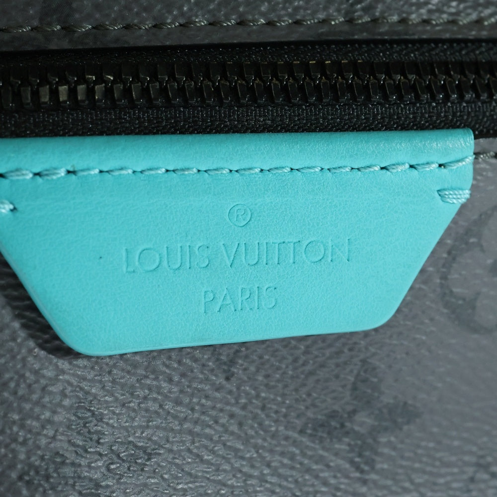 LOUIS VUITTON(ルイヴィトン) ディスカバリー バックパックPM モノグラム エクリプス リバース PVC レザー リュックサック ブラック金具 グレー/ライトブルー M11641