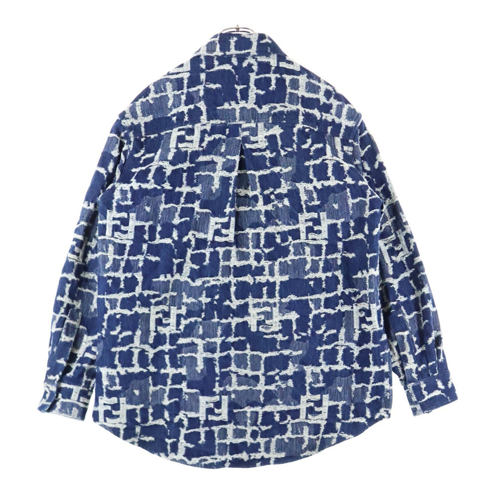 FENDI(フェンディ) 24AW FF ジャガードロゴ デニムジャケット インディゴ FW1292