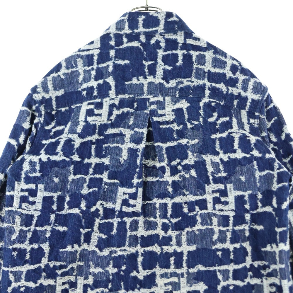 FENDI(フェンディ) 24AW FF ジャガードロゴ デニムジャケット インディゴ FW1292