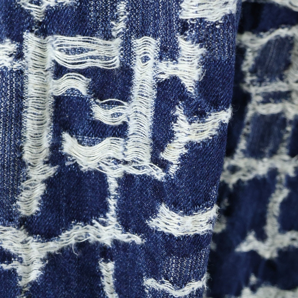 FENDI(フェンディ) 24AW FF ジャガードロゴ デニムジャケット インディゴ FW1292