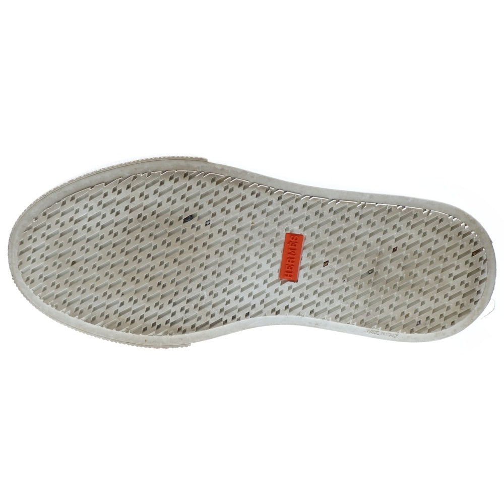 HERMES(エルメス) ディープ Hロゴ ニット レースアップ ローカットシューズ スニーカー ブラック/ホワイト レディース