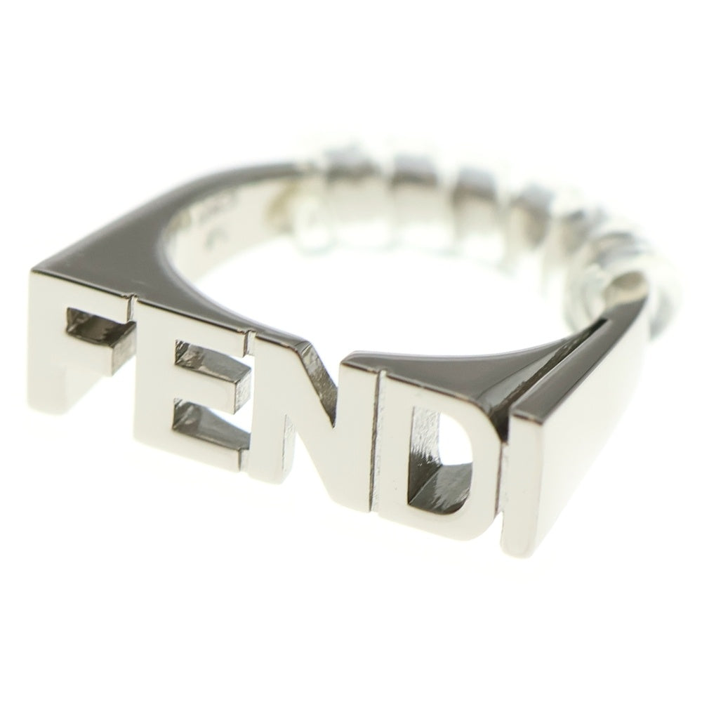 FENDI(フェンディ) ロゴリング 指輪 シルバー 7.4g #16