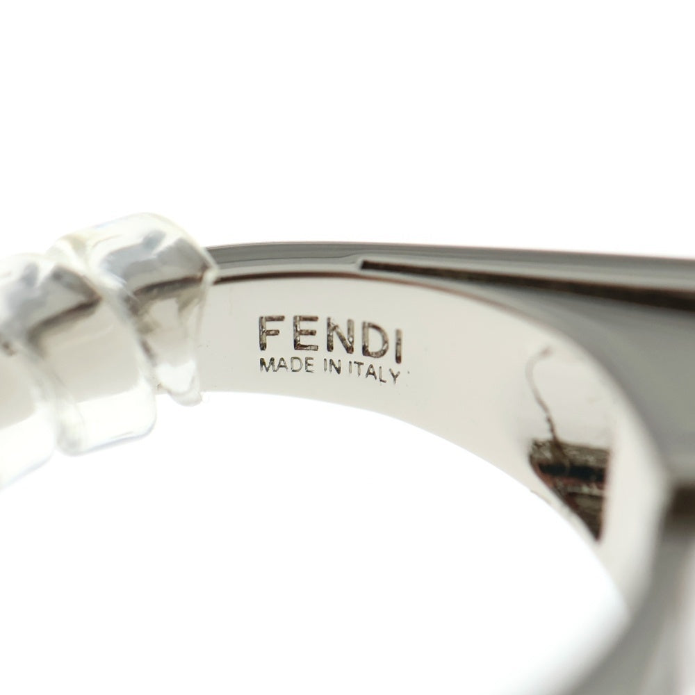 FENDI(フェンディ) ロゴリング 指輪 シルバー 7.4g #16
