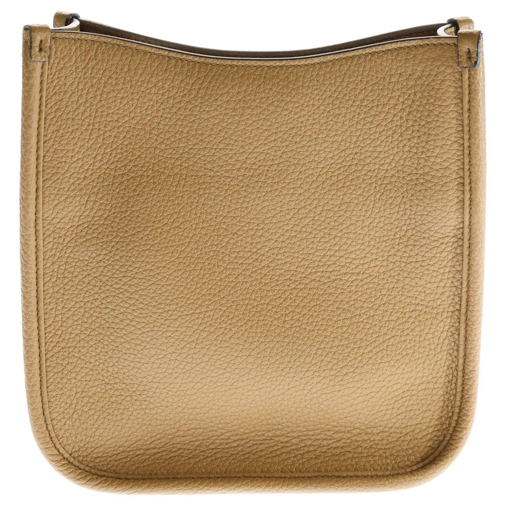 PRADA(プラダ) ヴィッテロダイノ トライアングルロゴプレート ソフトレザー ショルダーバッグ ゴールド金具 ブラウン 1BH191