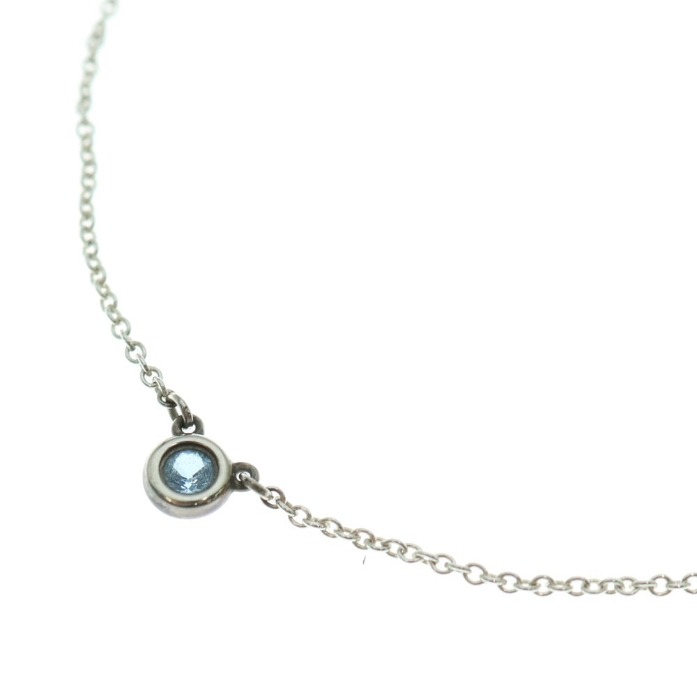 TIFFANY&Co(ティファニー) バイザヤード アクアマリン チェーンペンダントネックレス シルバー