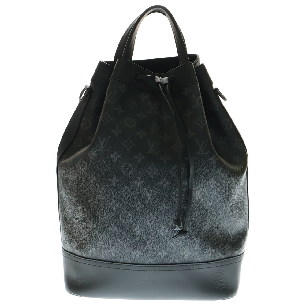 LOUIS VUITTON(ルイヴィトン) モノグラムエクリプス マキシノエスリング 2WAY レザーショルダーバッグ ハンドバッグ ブラック M46693