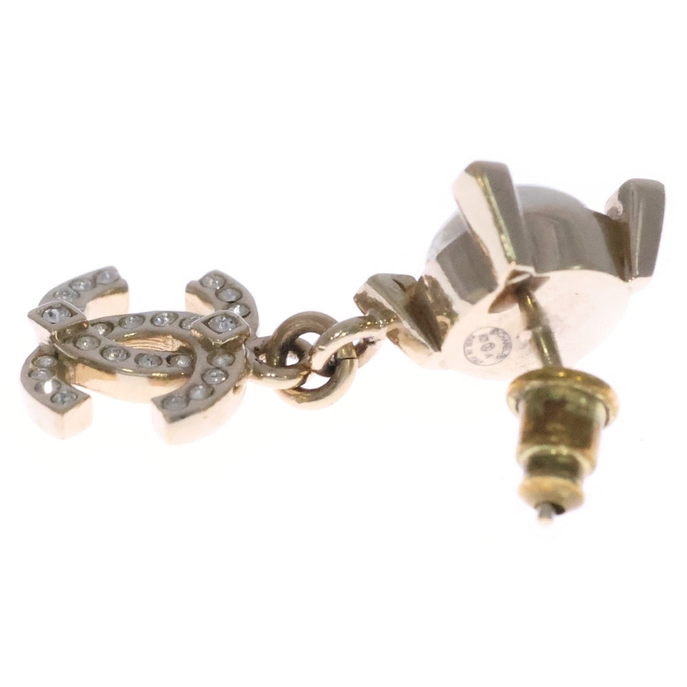 CHANEL(シャネル) ココマーク フェイクパールピアス シャンパンゴールド GP B21A