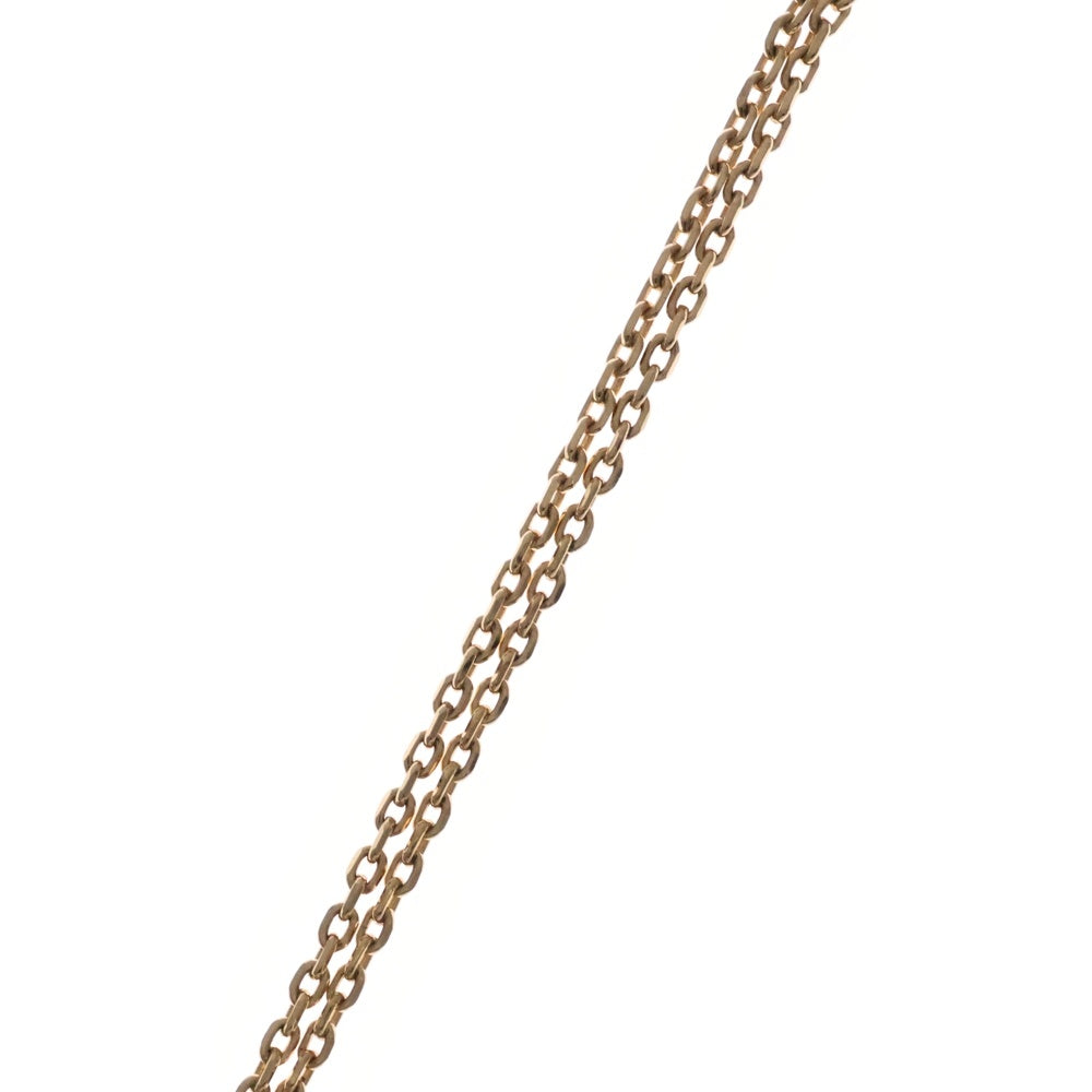 DIOR(ディオール) レボリューション ロゴ ラインストーン ネックレス ペンダント チェーン ゴールド GP N1308DVOCY