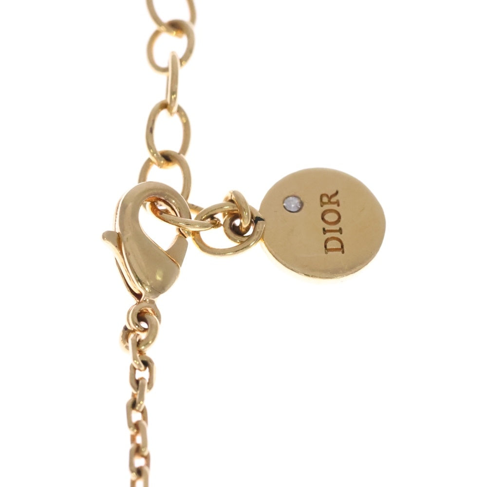 DIOR(ディオール) レボリューション ロゴ ラインストーン ブレスレット ゴールド GP B1244DVOCY
