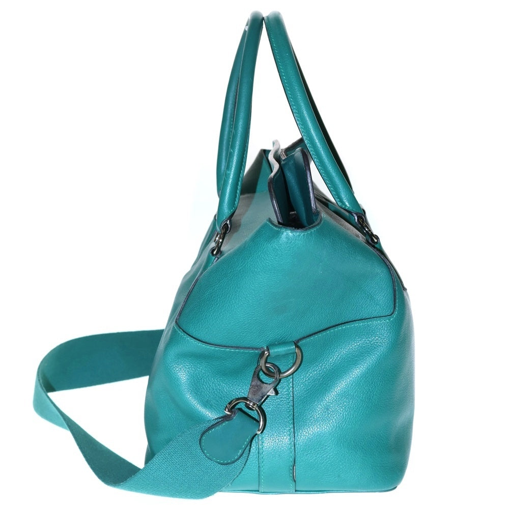 HERMES(エルメス) ツールボックス26 マラカイト エバーカラー 2WAY ハンドバッグ ショルダーバッグ シルバー金具 □Q刻印