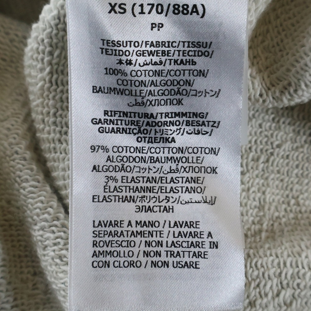 GUCCI(グッチ) インターロッキングG キャット ロゴ プリント プルオーバー スウェットパーカー フーディー グレー 700120