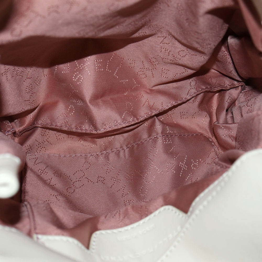 STELLA McCARTNEY(ステラマッカートニー) ファラベラ FUR FREE FUR フェイクファー フェイクレザー 2WAY チェーン ハンド ショルダーバッグ シルバー金具 ホワイト 371223 W8751