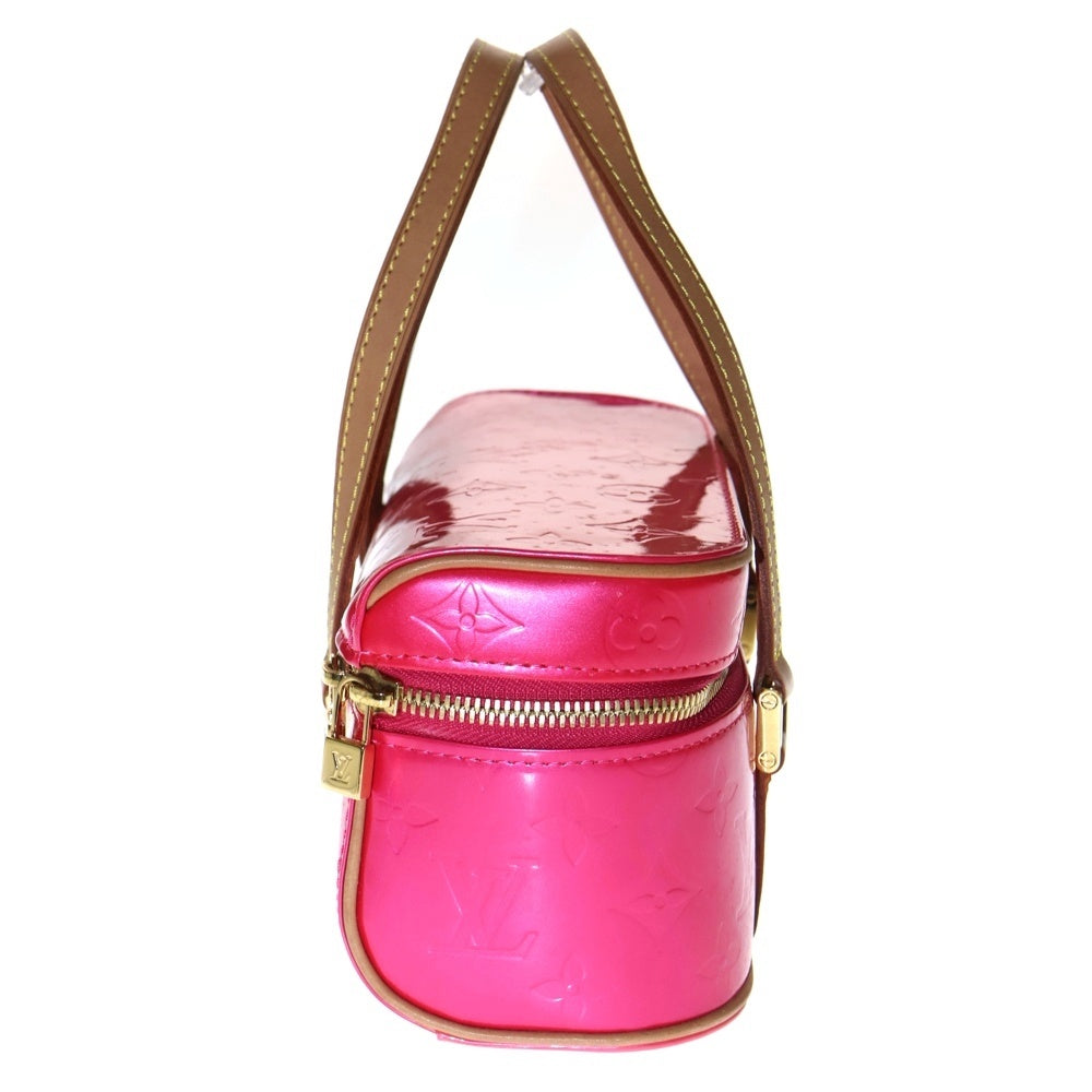 LOUIS VUITTON(ルイヴィトン) サリヴァン オリゾンタルPM モノグラム ヴェルニ パテントレザー ハンドバッグ ゴールド金具 ピンク M91269