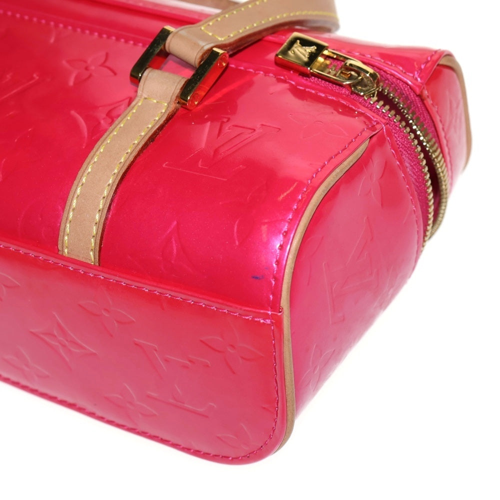 LOUIS VUITTON(ルイヴィトン) サリヴァン オリゾンタルPM モノグラム ヴェルニ パテントレザー ハンドバッグ ゴールド金具 ピンク M91269